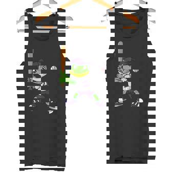 カエルの野球、カエルの野球、カエルの野球選手 タンクトップ - Kawaiitshirt