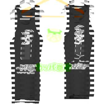 カッパ巻き【カッパ くん】河童 お寿司【どうぶつフレンズ】妖怪 ゆるくて かわいい キャラクター イラスト タンクトップ - Kawaiitshirt