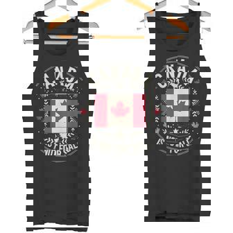 カナダは非売品です 愛国的なカナダ人 タンクトップ - Kawaiitshirt