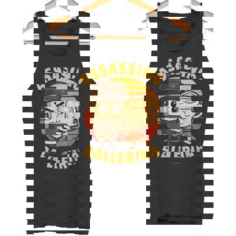 カプチーノ アサシーノ バレリーナ 面白い イタリアン ブレイン ミーム タンクトップ - Kawaiitshirt