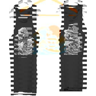 カプチーノ アサシーノ 和波 アート 忍者 コーヒー好き タンクトップ - Kawaiitshirt