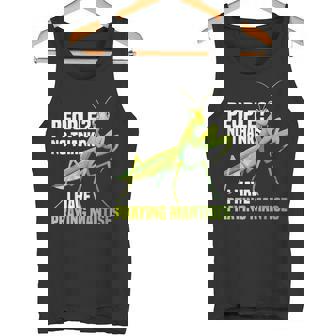 カマキリ 囲い 卵 虫 恋人 カマキリ 飼い主 タンクトップ - Kawaiitshirt