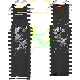 カマキリ、おかしなカマキリ タンクトップ - Kawaiitshirt