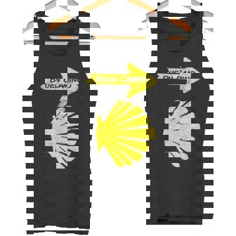 カミーノデサンティアゴの巡礼のシンボル、ブエンカミノシェル タンクトップ - Kawaiitshirt