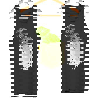 カメレオンポケットバッジ タンクトップ - Kawaiitshirt