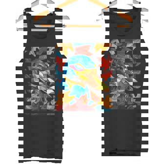 カモノハシ 動物 モチーフ イラスト カモノハシ タンクトップ - Kawaiitshirt