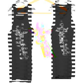 カラフルなキリン愛動物愛キリン タンクトップ - Kawaiitshirt