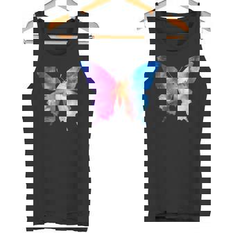 カラフルなシルエット抽象的な水彩蝶 タンクトップ - Kawaiitshirt