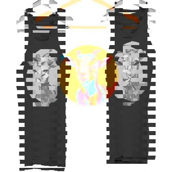カラフルなヤギ タンクトップ - Kawaiitshirt