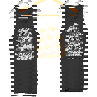 カワイイアニメ パグ 犬 キッズ ガールズ タンクトップ - Kawaiitshirt