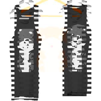 カワウソの赤ちゃん 動物 かわいい シンプルな小さなカワウソ タンクトップ - Kawaiitshirt