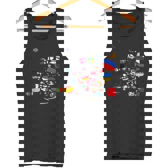 カントリーボール ヨーロッパ 面白い タンクトップ - Kawaiitshirt