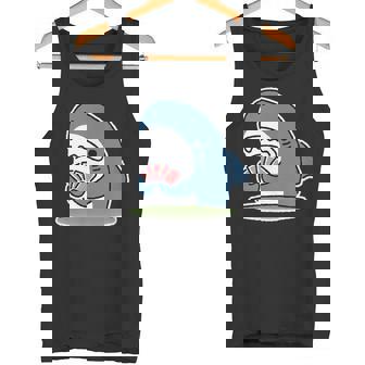 カード遊びをするサメ タンクトップ - Kawaiitshirt