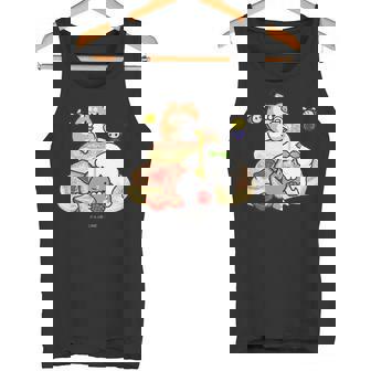 キッズ ボンレス犬とボンレス猫 パンケーキ タンクトップ - Kawaiitshirt