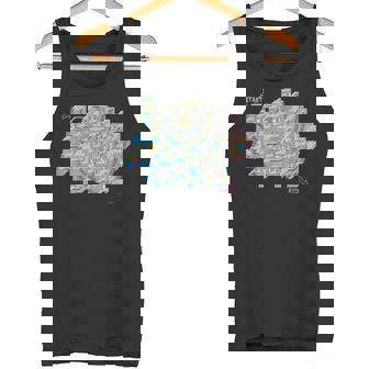 キューブ 迷路&迷路 タンクトップ - Kawaiitshirt