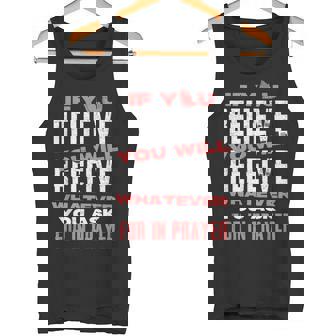 キリスト教信仰のモチベーションを高めると信じるなら タンクトップ - Kawaiitshirt