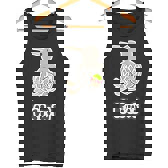 キーウィ《フルーツキャップ 果物ネット》【どうぶつフレンズ】鳥 動物 ゆるくて かわいい タンクトップ - Kawaiitshirt