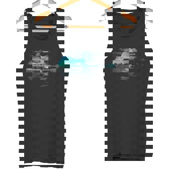 ギター レイクリフレクションズ レイクシャドウ 音楽 アコースティックギター タンクトップ - Kawaiitshirt