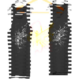 ギターシャツ アコースティックギター ヴィンテージギター タンクトップ - Kawaiitshirt