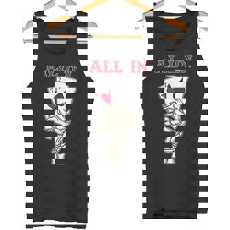 ギャンブル ポーカー プレーヤー スケルトン ハンド ポーカー カード 7 2 ポーカー タンクトップ - Kawaiitshirt