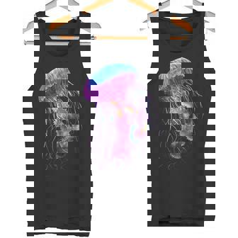 クラゲ 動物 モチーフ アート クラゲ タンクトップ - Kawaiitshirt