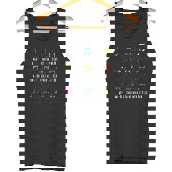 クラシックコンポーザー クラシック音楽ノート タンクトップ - Kawaiitshirt