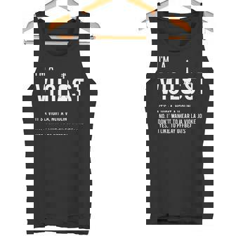 クラシック音楽 音楽好き ヴィオラ好き おもしろ ヴィオラ奏者 ヴィオラ ジョーク ビオラ タンクトップ - Kawaiitshirt