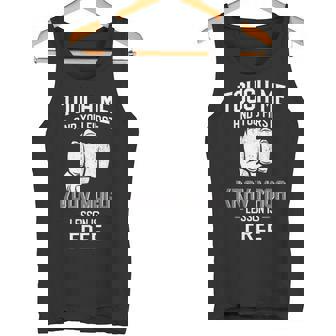 クラヴマガ タッチ・ミーで初回クラヴマガレッスン無料 タンクトップ - Kawaiitshirt