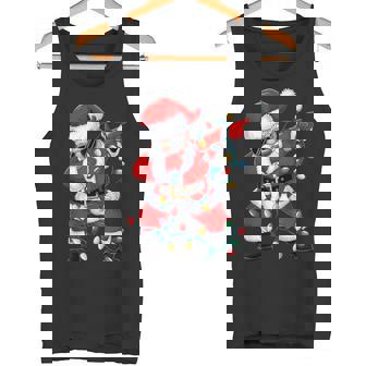 クリスマス サンタクロース ダビングダンス クリスマスライト 家族 タンクトップ - Kawaiitshirt