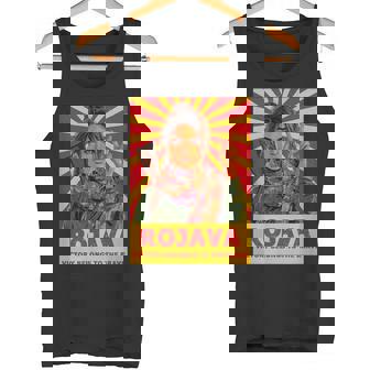 クルドのロジャバ クルディスタン 「勝利 」デザイン タンクトップ - Kawaiitshirt