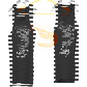 クレイジー エビ レディ シーフード ラバー ディープオーシャン アニマル エビ タンクトップ - Kawaiitshirt