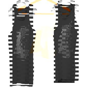 クレオパトラ 古代エジプト女王 ゴールデンファラオ アートデザイン タンクトップ - Kawaiitshirt