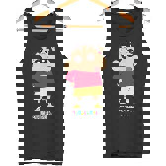 クレヨンしんちゃん しんちゃんは人気者 タンクトップ - Kawaiitshirt
