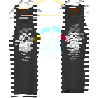 クレヨンしんちゃん カスカベ防衛隊 雨の日 タンクトップ - Kawaiitshirt