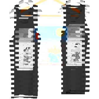 クレヨンしんちゃん 夜桜としんちゃん タンクトップ - Kawaiitshirt