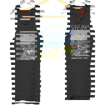 クロード モネ 面白いtシャツ アート サンタドレスの庭園 絵画 メンズ レディース 面白い 服 油彩画 タンクトップ - Kawaiitshirt