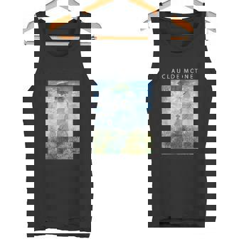 クロード モネ 面白いtシャツ アート 日傘 印象派 絵画 メンズ レディース 面白い 服 美術 油彩画 タンクトップ - Kawaiitshirt