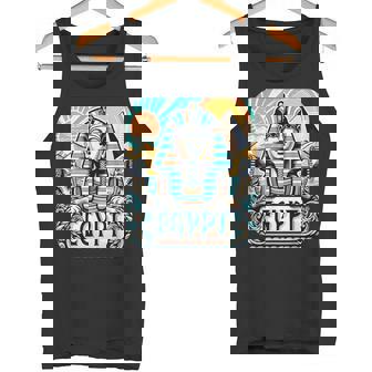 クールなエジプトスフィンクス旅行コスチュームエジプトのお土産。 タンクトップ - Kawaiitshirt