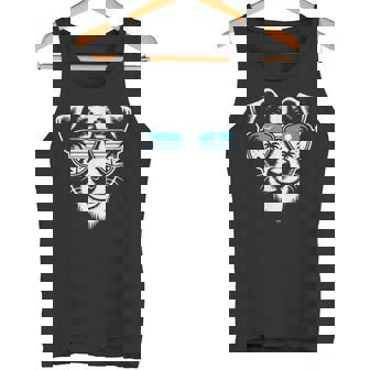 クールなジャック ラッセル テリア犬サングラス グラフィック デザイン タンクトップ - Kawaiitshirt