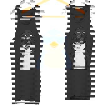 クールサングラス ペンギン 夏 タンクトップ - Kawaiitshirt