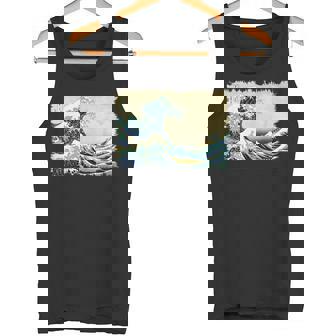グレートウェーブ 葛飾北斎 名物 ヴィンテージアート おしゃれ タンクトップ - Kawaiitshirt