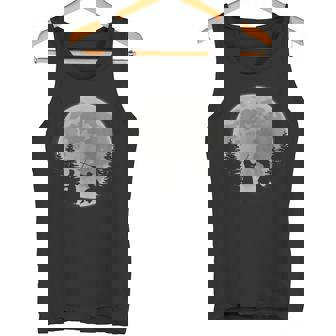 グレート剣道サムライズウィズムーンデザインジャパンウォリアー タンクトップ - Kawaiitshirt