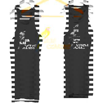 コガネメキシコインコ 鳥 動物 図 バードウォッチング 贈り物 鳥類学者 生物学者 自然科学 タンクトップ - Kawaiitshirt