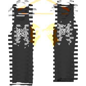 コケット チアボウ イエロー スポーツ チアリーダー チアリーダー タンクトップ - Kawaiitshirt