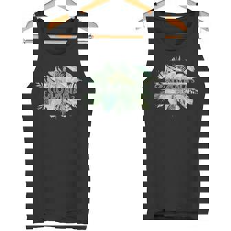 コロンビア ラテンアメリカ カリブ海 太平洋 エコツー リズム ギフト お土産 モンステラヤシ ビーチ ヤシの木 タンクトップ - Kawaiitshirt