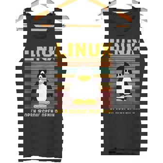 メンズ コンピューター オタク Linux ルートペンギン タックス 言葉 ギフト タンクトップ - Kawaiitshirt