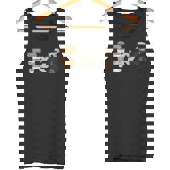 コーヒーとかわいいラッコ タンクトップ - Kawaiitshirt