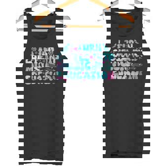 コーヒーを音楽教育学校の先生に変える タンクトップ - Kawaiitshirt