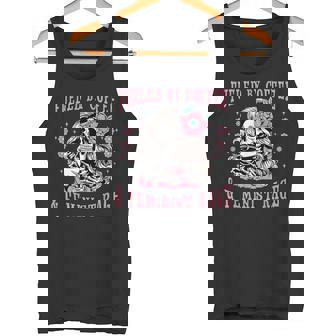 コーヒーフェミニストの怒りに支えられたスケルトンフェミニスト フェミニズム タンクトップ - Kawaiitshirt