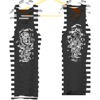 ゴシック 耽美 スケルトン グランジ オカルト Y2k ゴス ハロウィーン タンクトップ - Kawaiitshirt